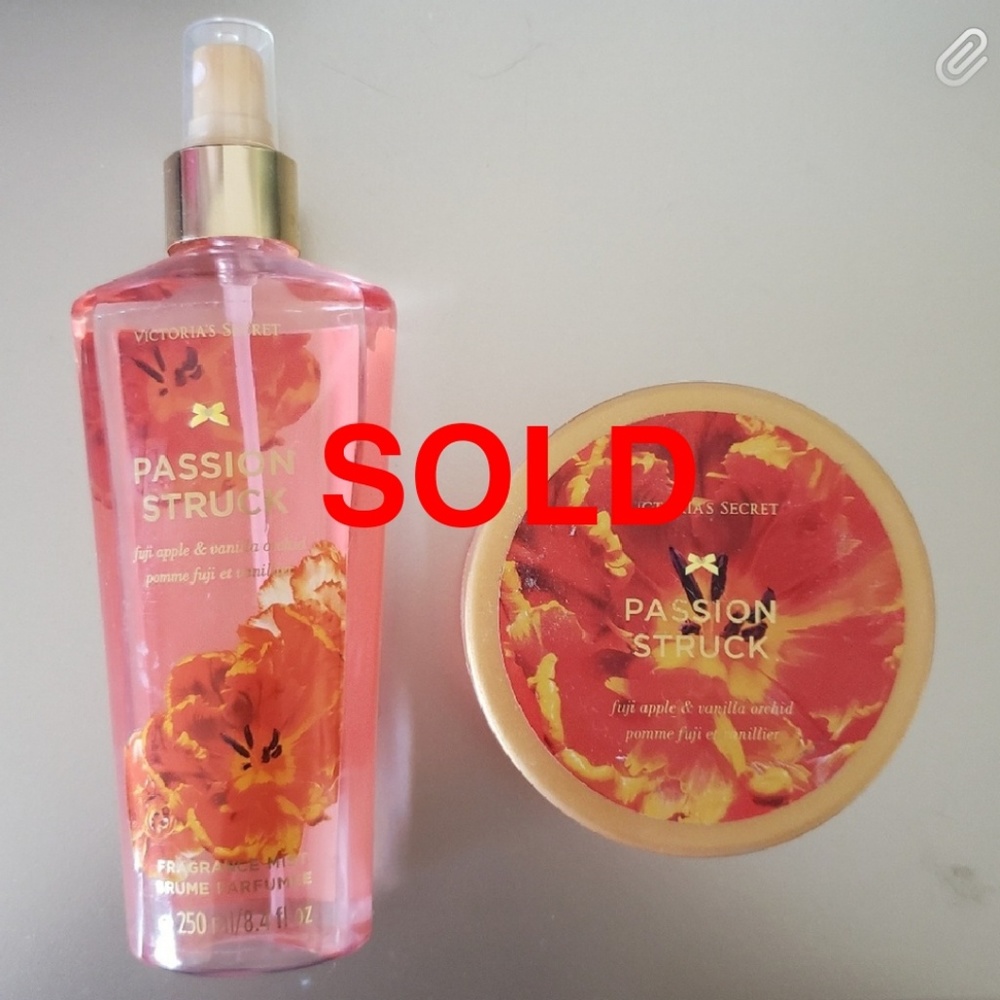 Vs spray and body cream!